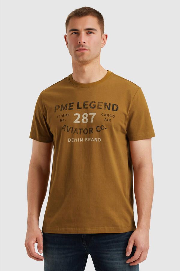 PME Legend regular T-shirt cognac - Foto 2