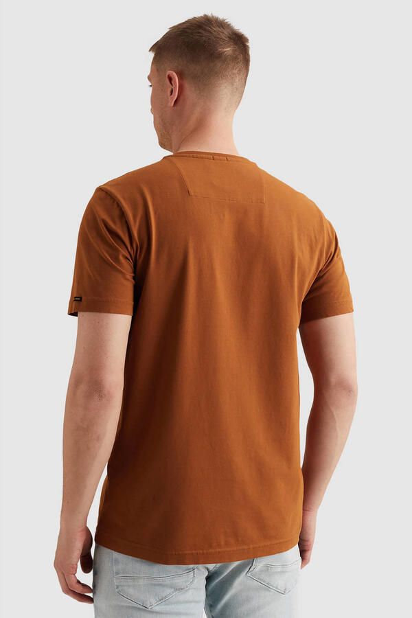 PME LEGEND Heren Polo's & T-shirts Short Sleeve R-neck Guyver Tee Oranje - Foto 6