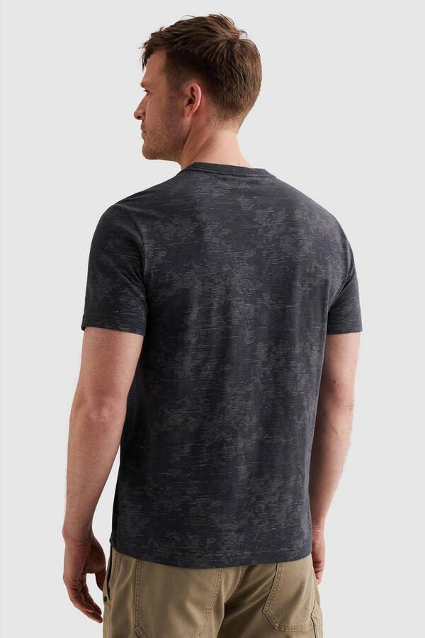 PME LEGEND Heren Polo's & T-shirts Aop Cotton Slub Donkerblauw - Foto 5