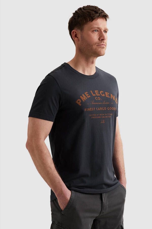 PME Legend regular fit T-shirt met logoprint