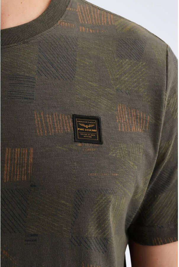 PME Legend regular T-shirt donkergroen - Foto 2