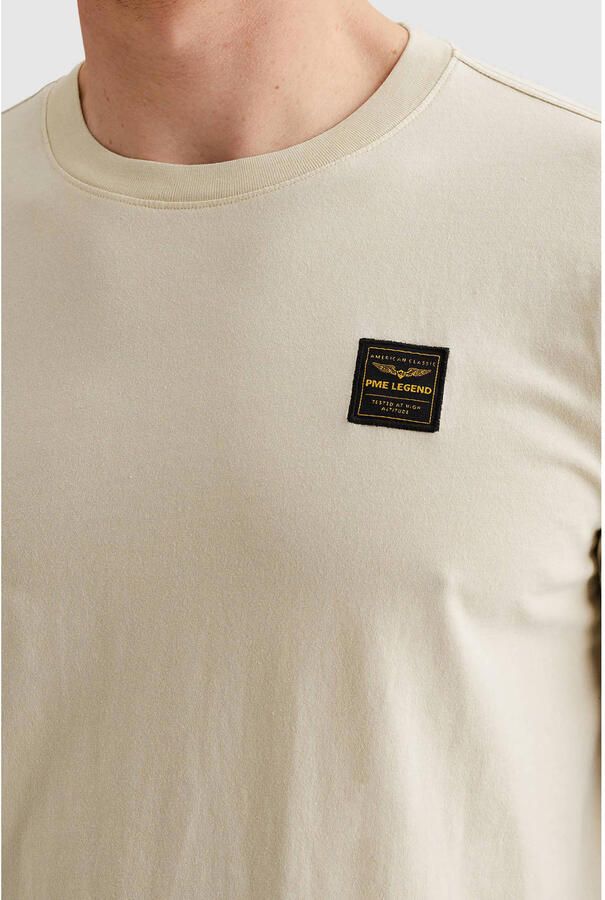 PME LEGEND Heren Polo's & T-shirts Acid Wash + Garment Dye Beige - Foto 6