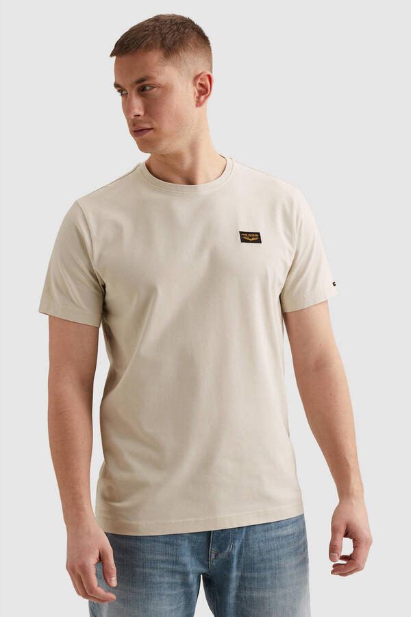 PME LEGEND Heren Polo's & T-shirts Short Sleeve R-neck Guyver Tee Ecru - Foto 5