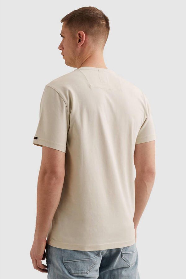 PME LEGEND Heren Polo's & T-shirts Short Sleeve R-neck Guyver Tee Ecru - Foto 7