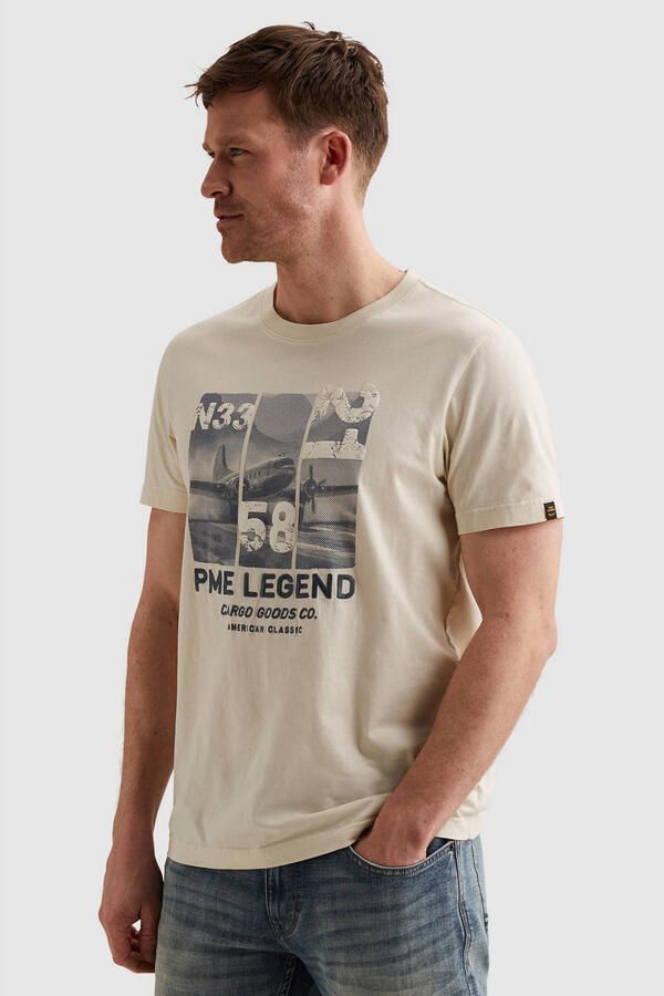 PME Legend regular T-shirt ecru
