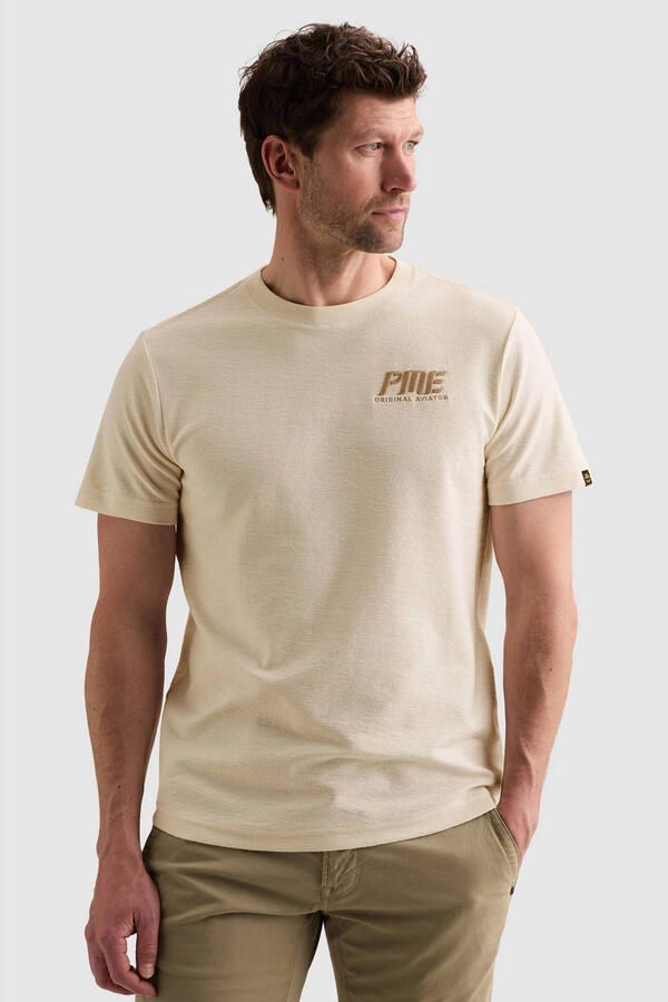 PME Legend regular T-shirt ecru
