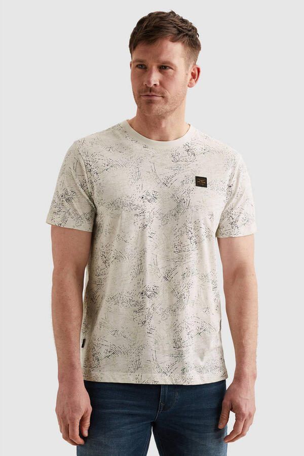 PME LEGEND T-shirt van slub jersey met allover print - Foto 2