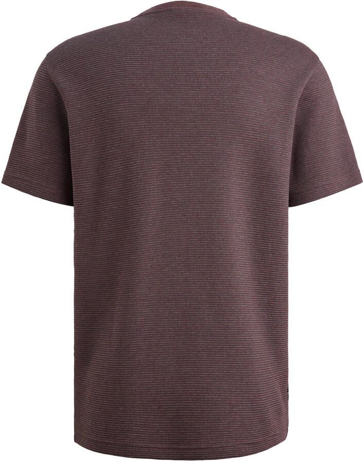 PME Legend regular T-shirt fijn gebreid donkerpaars - Foto 2