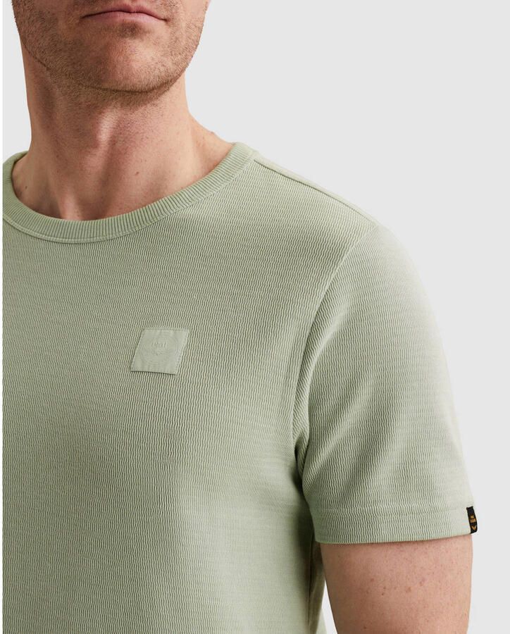 PME LEGEND Heren Polo's & T-shirts Short Sleeve R-neck Russel Jersey Interlock Mint - Foto 6