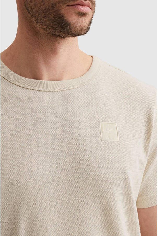 PME LEGEND Heren Polo's & T-shirts Jacquard Striped Ecru - Foto 6