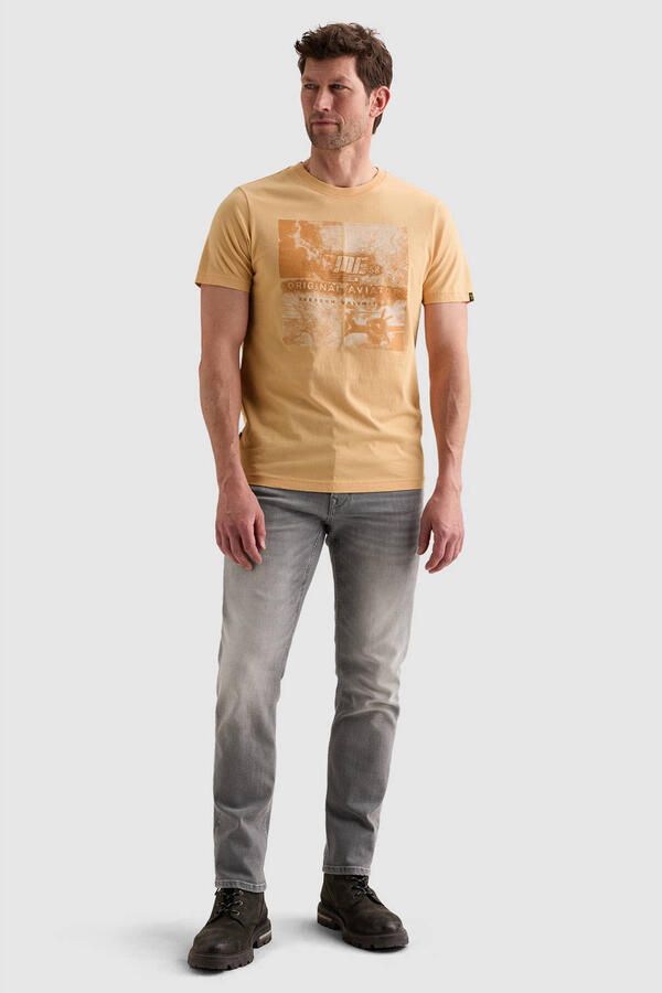 PME Legend regular T-shirt geel - Foto 3