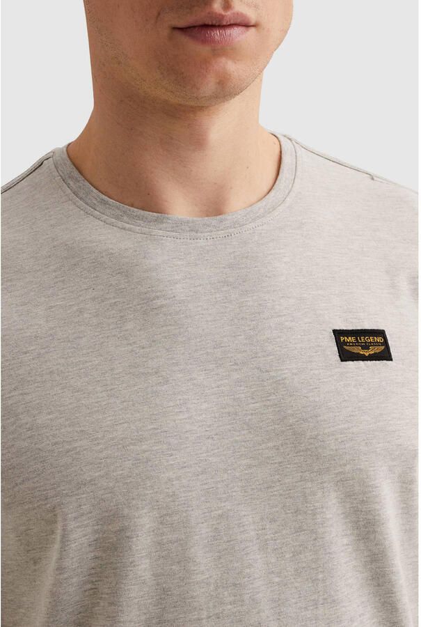 PME LEGEND Heren Polo's & T-shirts Short Sleeve R-neck Guyver Tee Lichtgrijs - Foto 5