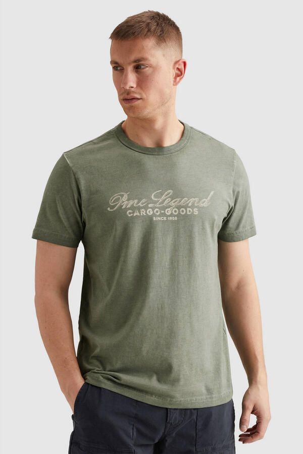 PME Legend regular T-shirt groen