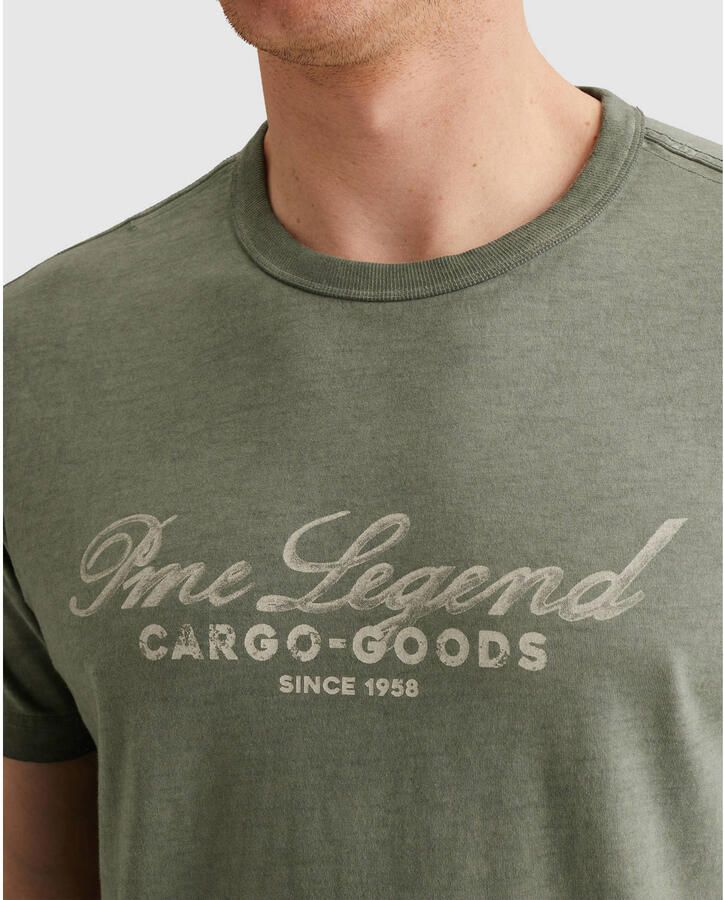 PME Legend regular T-shirt groen - Foto 2