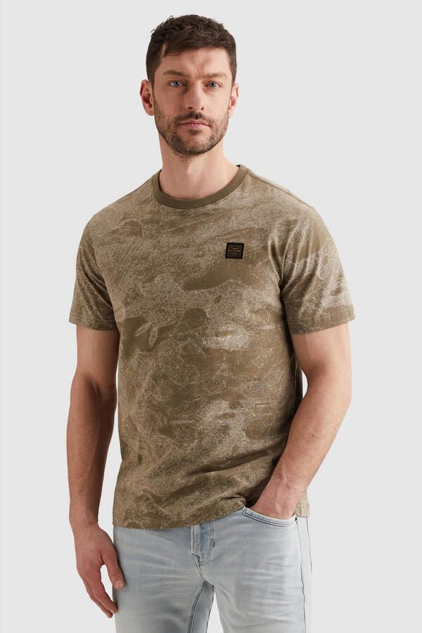 PME LEGEND T-shirt van soepele jersey met allover print