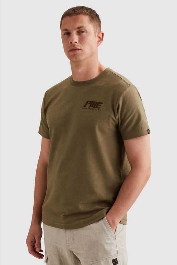 PME Legend regular T-shirt groen
