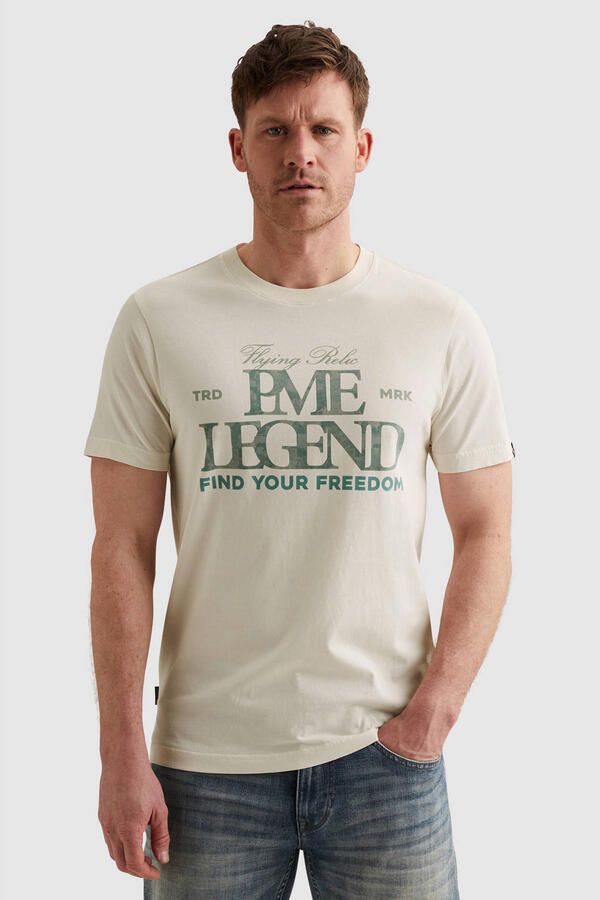 PME Legend Jersey Artwork T-Shirt Egret