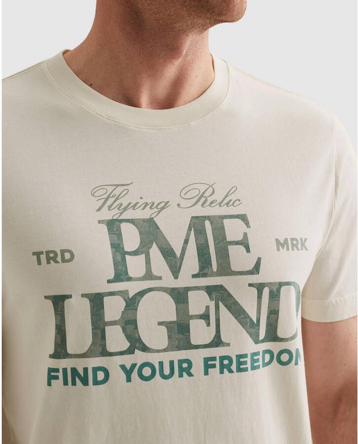 PME Legend Jersey Artwork T-Shirt Egret - Foto 2