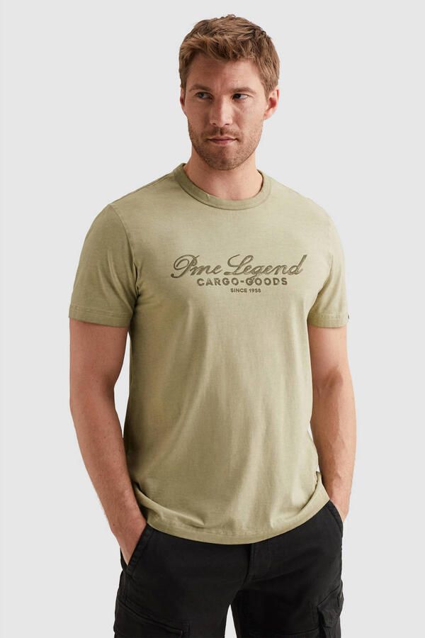 PME Legend regular T-shirt lichtgroen