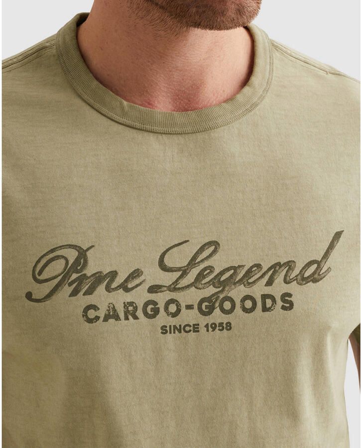 PME Legend regular T-shirt lichtgroen - Foto 2