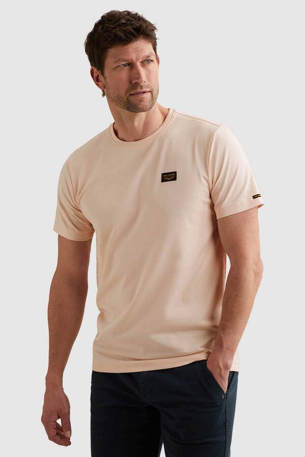 PME LEGEND Heren Polo's & T-shirts Short Sleeve R-neck Guyver Tee Lichtroze - Foto 5