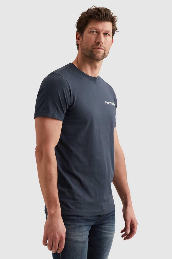 PME LEGEND Heren Polo's & T-shirts Gd Spray Single Jersey Donkerblauw - Foto 5