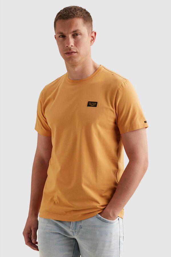 PME LEGEND Heren Polo's & T-shirts Short Sleeve R-neck Guyver Tee Perzik - Foto 5