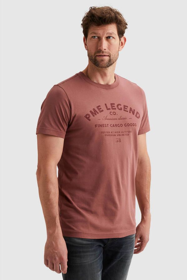 PME Legend regular fit T-shirt met logoprint