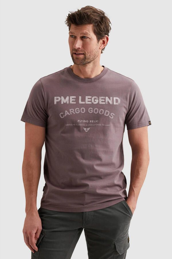 PME Legend regular T-shirt paars - Foto 3
