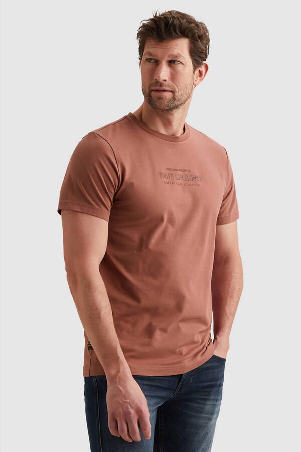 PME Legend regular T-shirt roodbruin