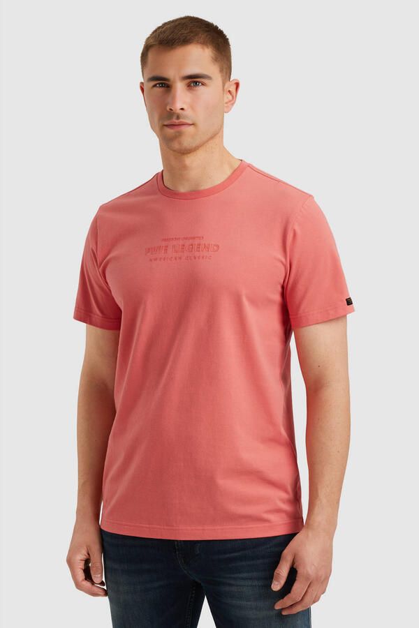 PME Legend regular T-shirt roze