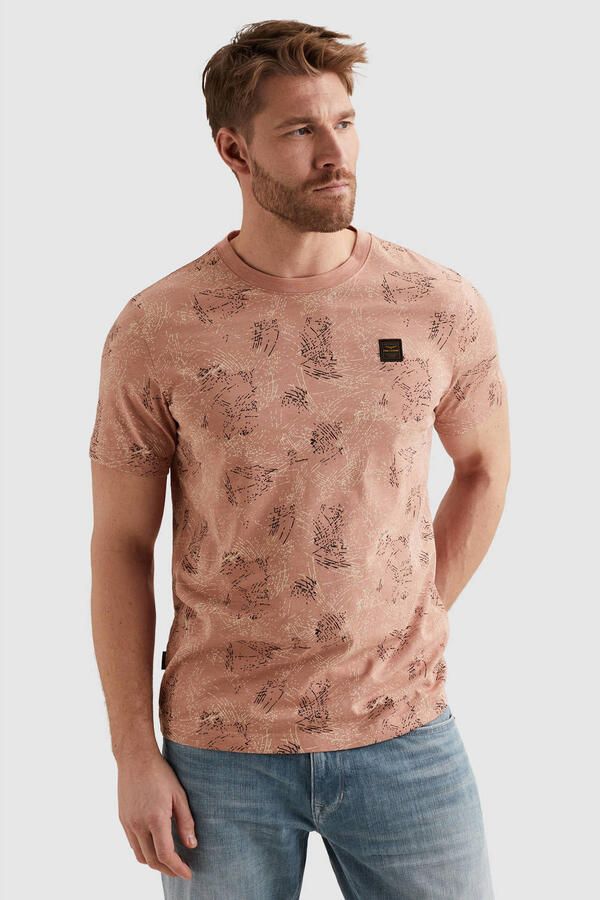 PME Legend regular T-shirt roze