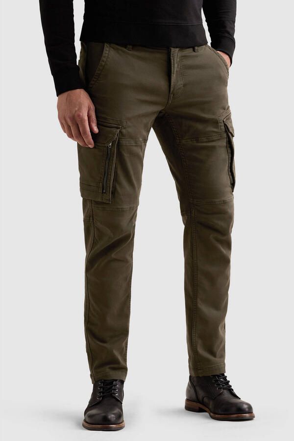 PME Legend relaxed fit cargo pants tapered cargobroek donkergroen - Foto 7