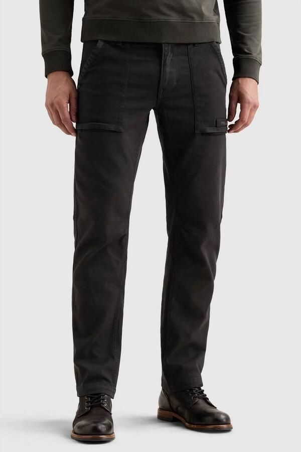 PME Legend relaxed fit casual broek zwart