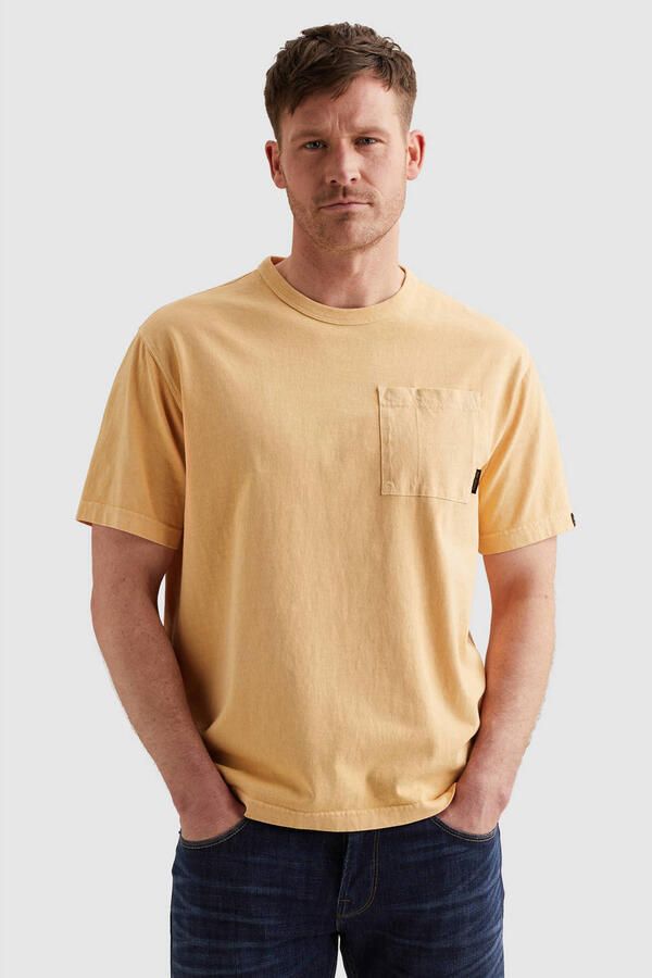PME Legend relaxed T-shirt geel