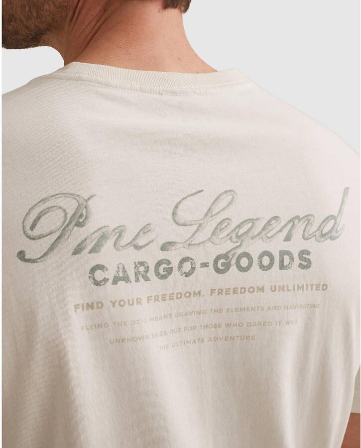 PME Legend relaxed fit T-shirt met label-prints en ronde hals - Foto 2