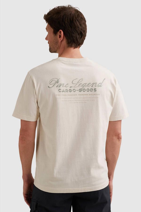 PME Legend relaxed fit T-shirt met label-prints en ronde hals - Foto 3