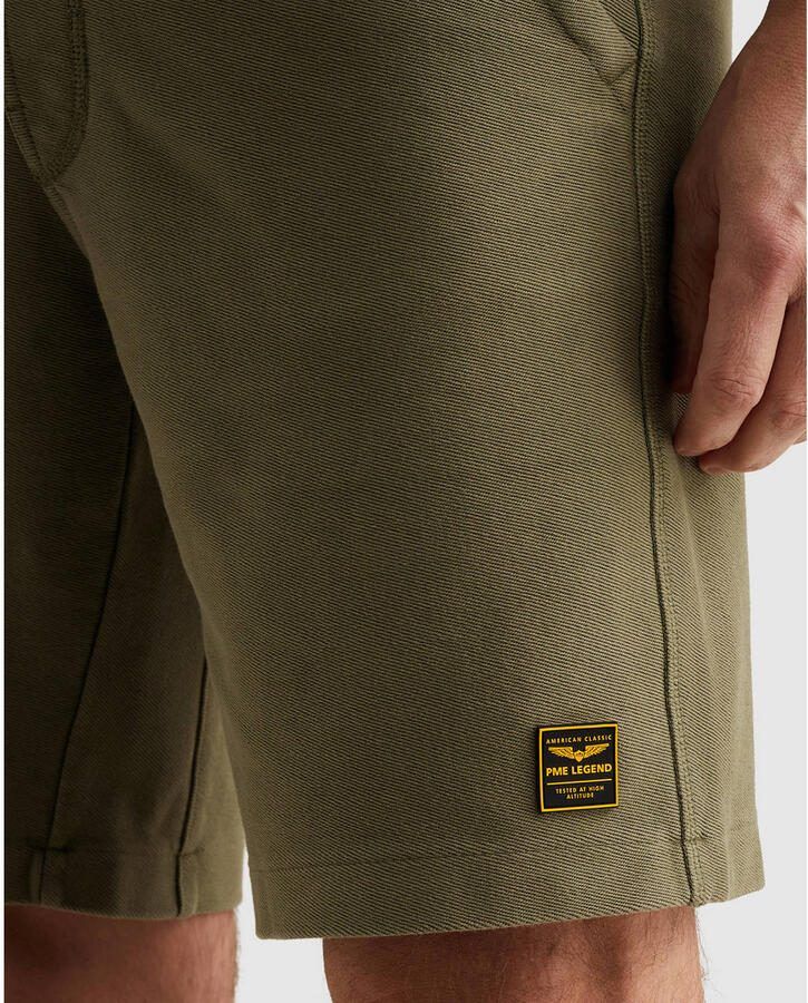 PME Legend SKYGLIZER regular casual short donkergroen