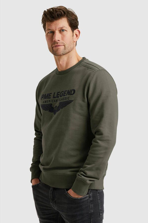 PME Legend sweater donkergroen - Foto 3