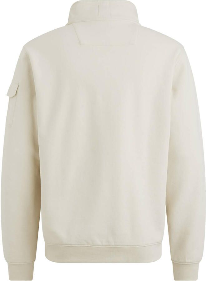 PME Legend Sweatshirt met schipperskraag en labeldetail