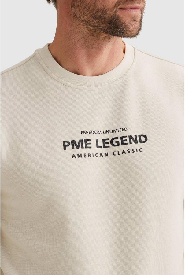 PME LEGEND Sweatshirt met artwork en ribkraag - Foto 2