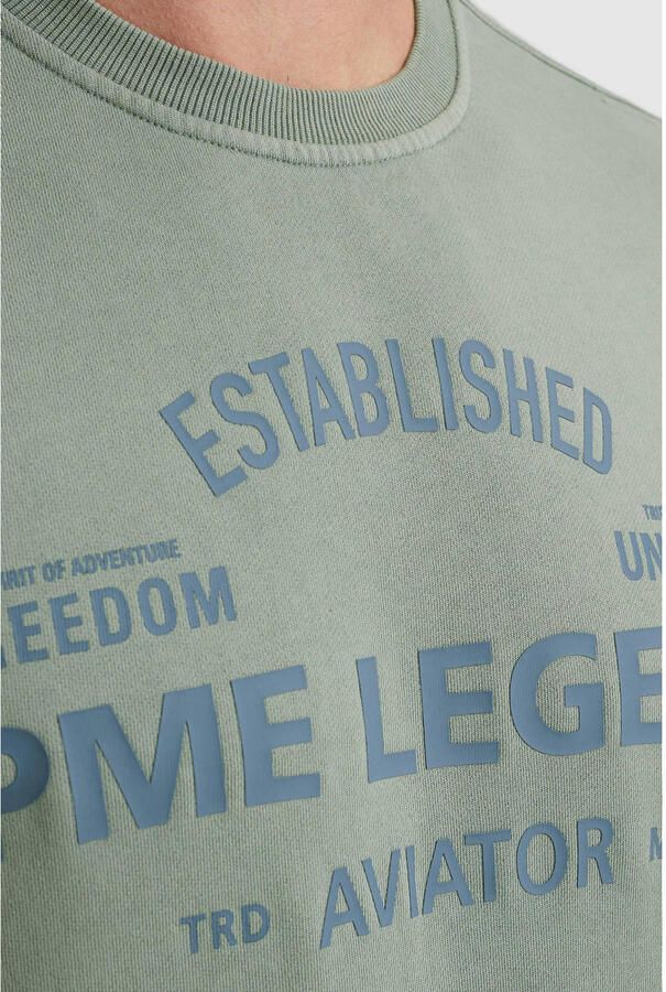 PME Legend sweater grijsgroen - Foto 2