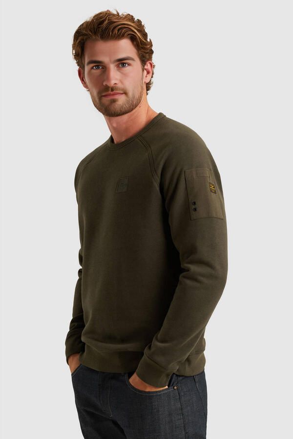 PME Legend Sweatshirt met labelstitching