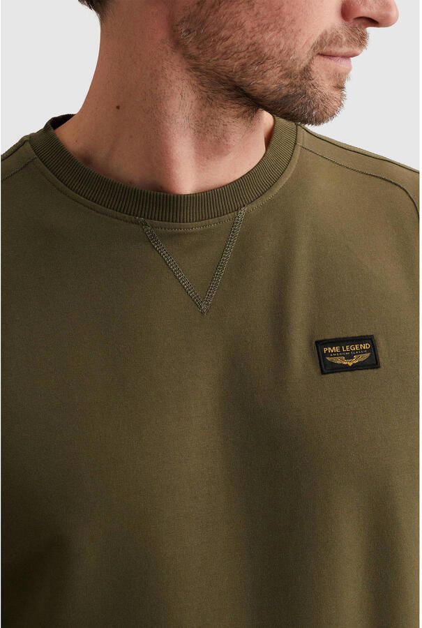 PME LEGEND Heren Truien & Vesten American Classic Sweat Khaki - Foto 5
