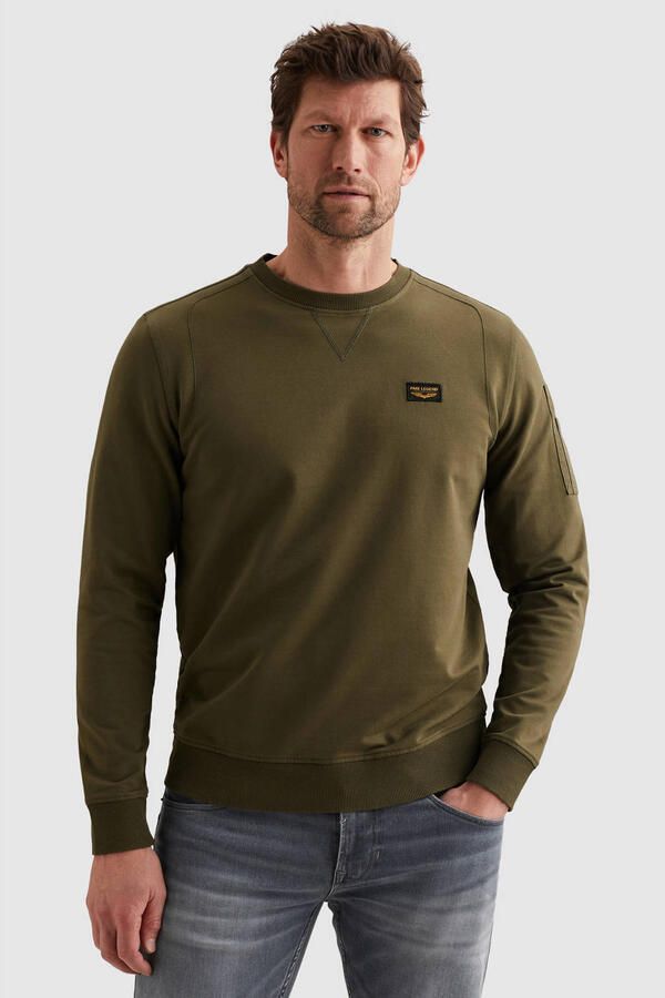 PME LEGEND Heren Truien & Vesten American Classic Sweat Khaki - Foto 6