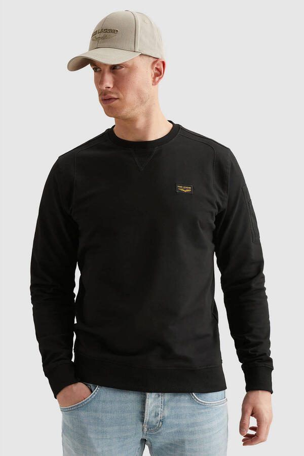 PME LEGEND Heren Truien & Vesten Airstripe Sweat Zwart - Foto 5