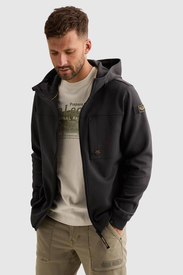 PME LEGEND Sweatvest met capuchon en ritssluiting - Foto 3