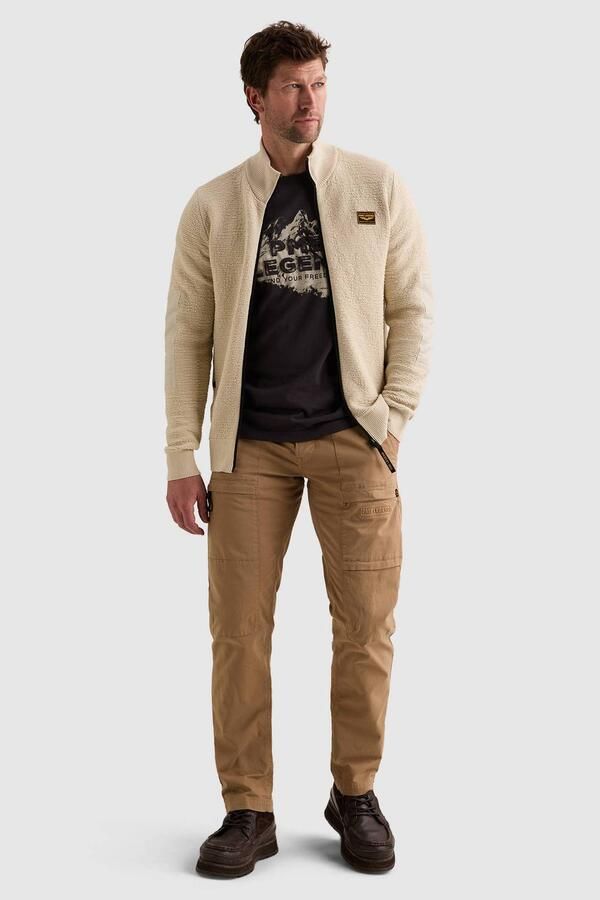 PME LEGEND Vest met jacquardstructuur en nylon details