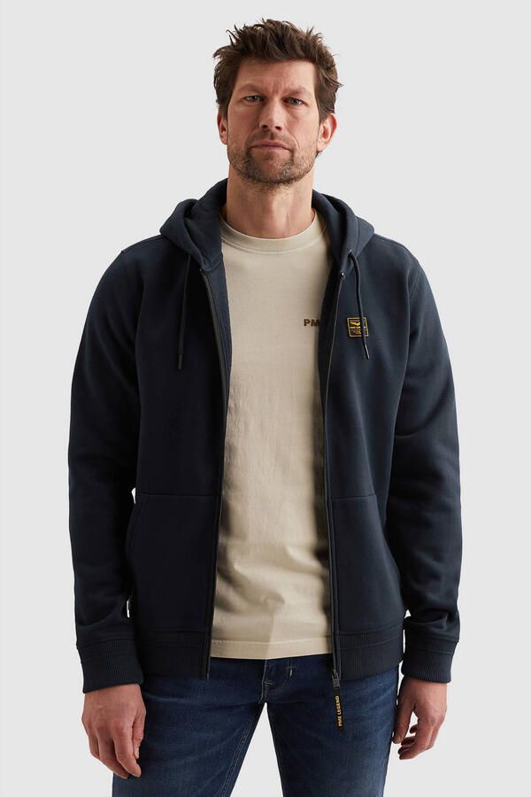 PME LEGEND Sweat jacket met capuchon en ritssluiting