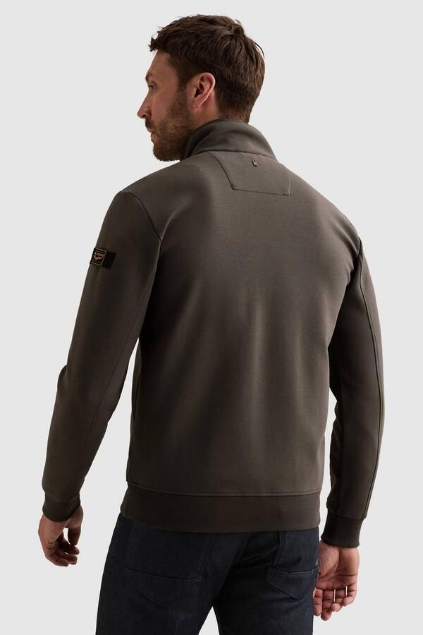 PME LEGEND Sweat jacket met ritssluiting en gequilt patroon - Foto 2